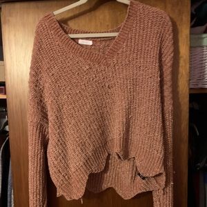 Off the shoulder sweater